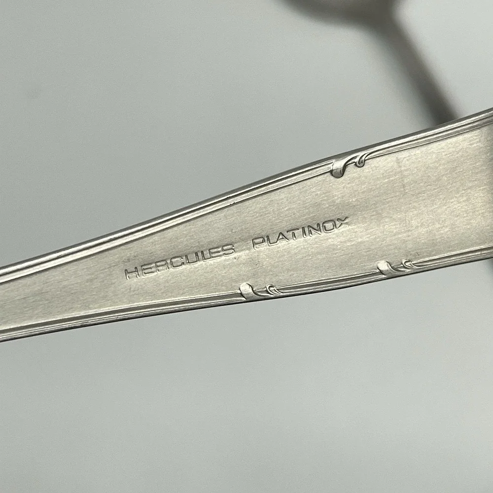 Hercules Inox Platinox Serving Set 18/8 Stainless Flatware Classique Pattern Vtg